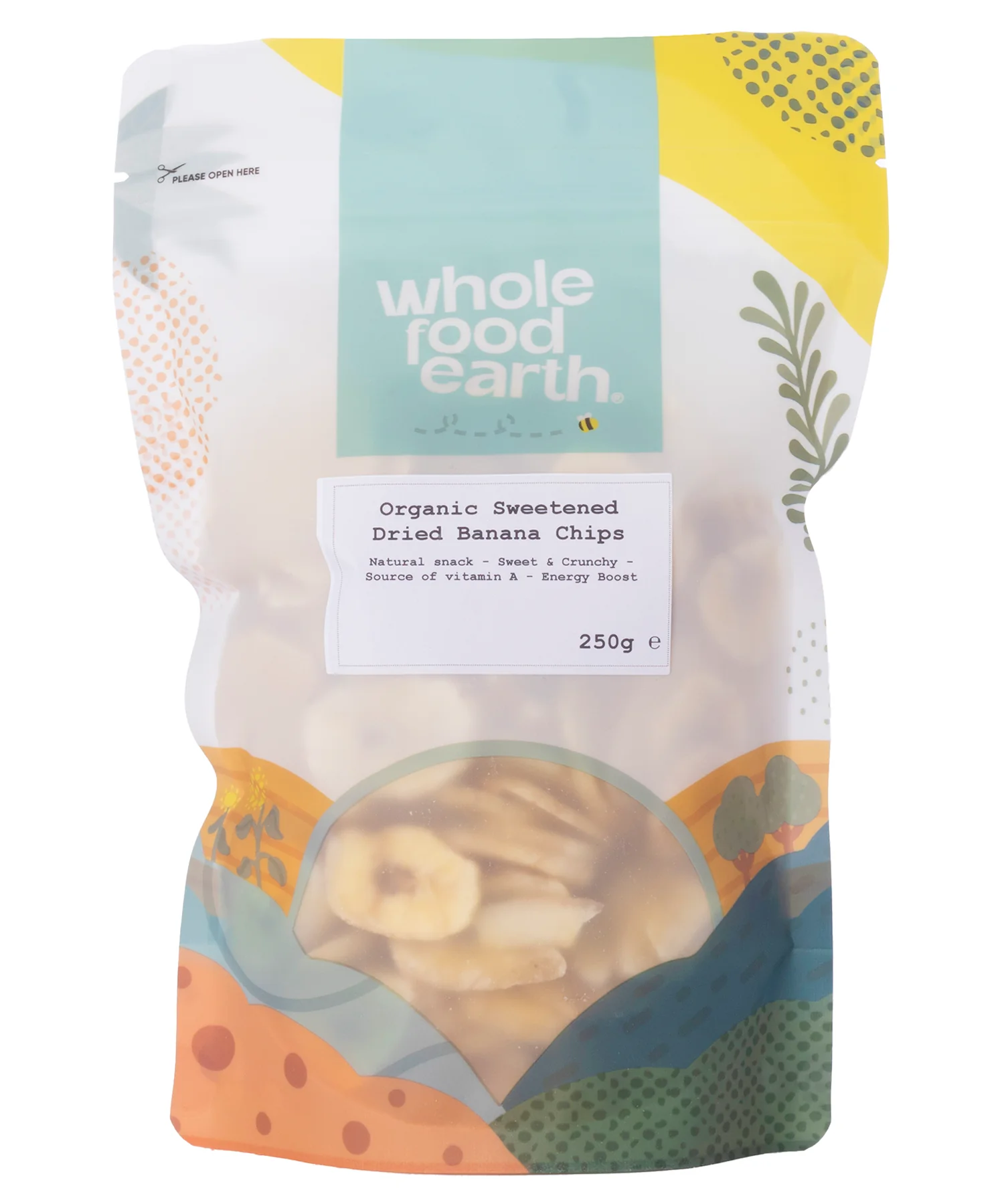 Organic Sweetened Dried Banana Chips - Image 3