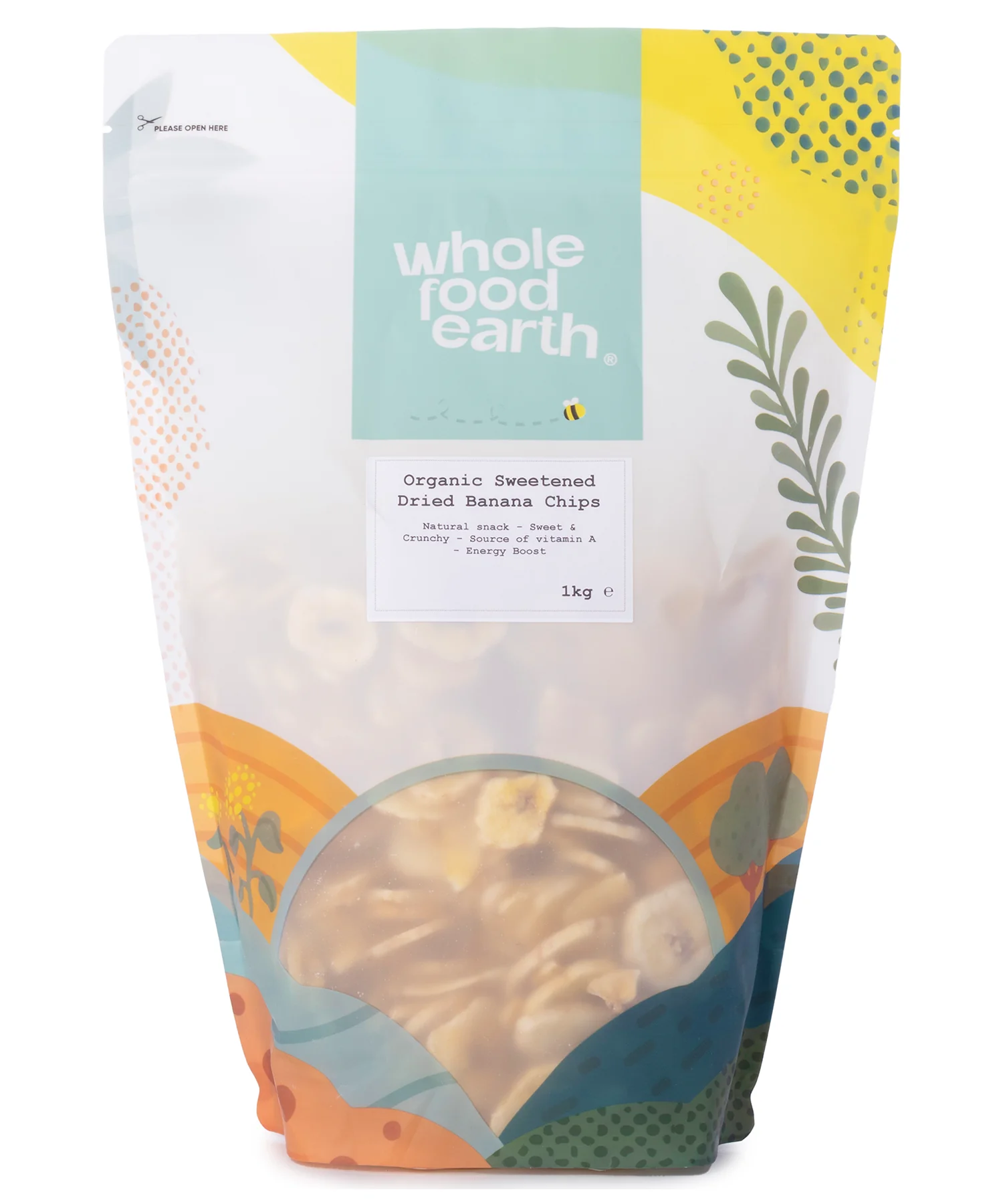 Organic Sweetened Dried Banana Chips - Image 6