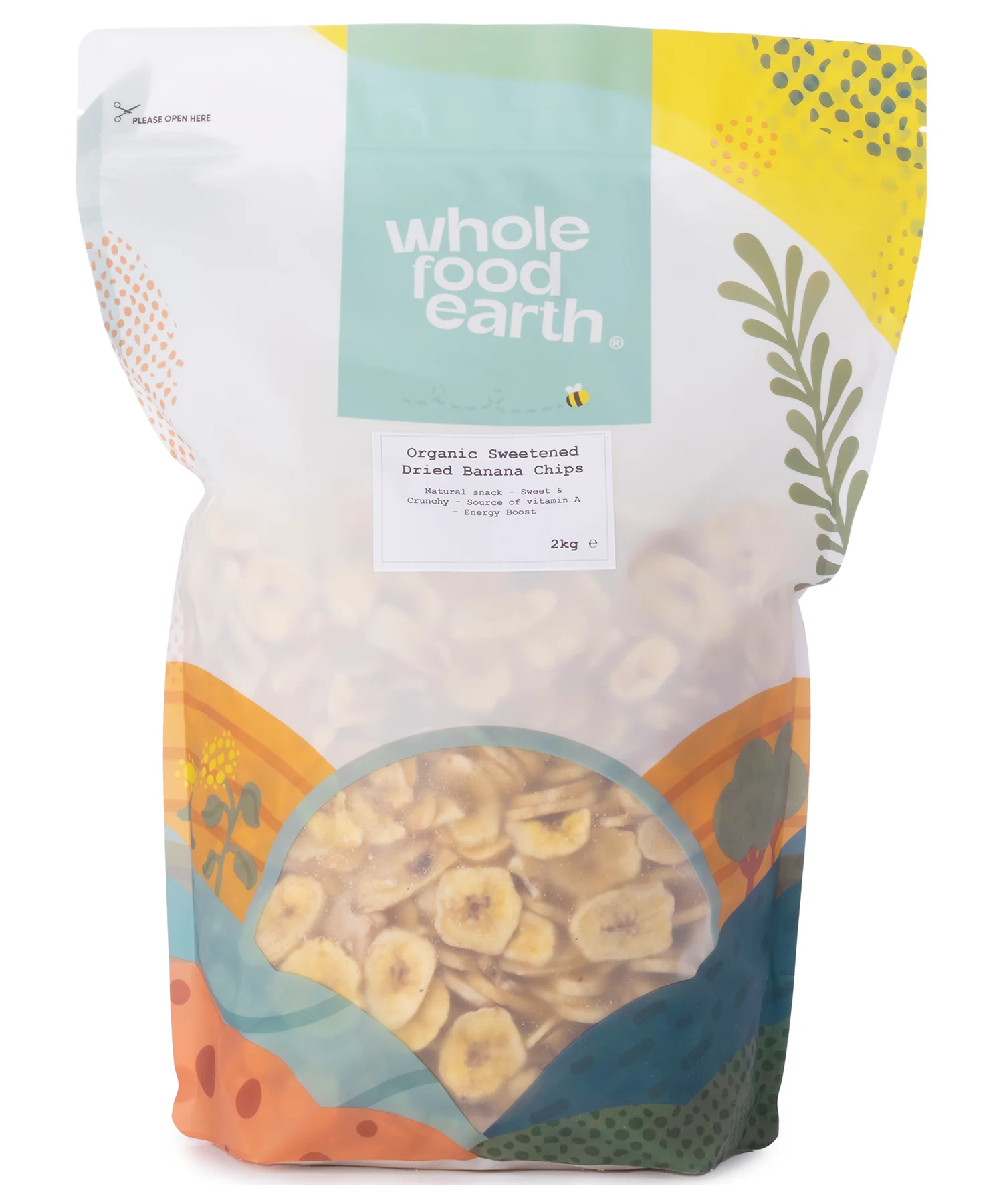Organic Sweetened Dried Banana Chips - Image 7