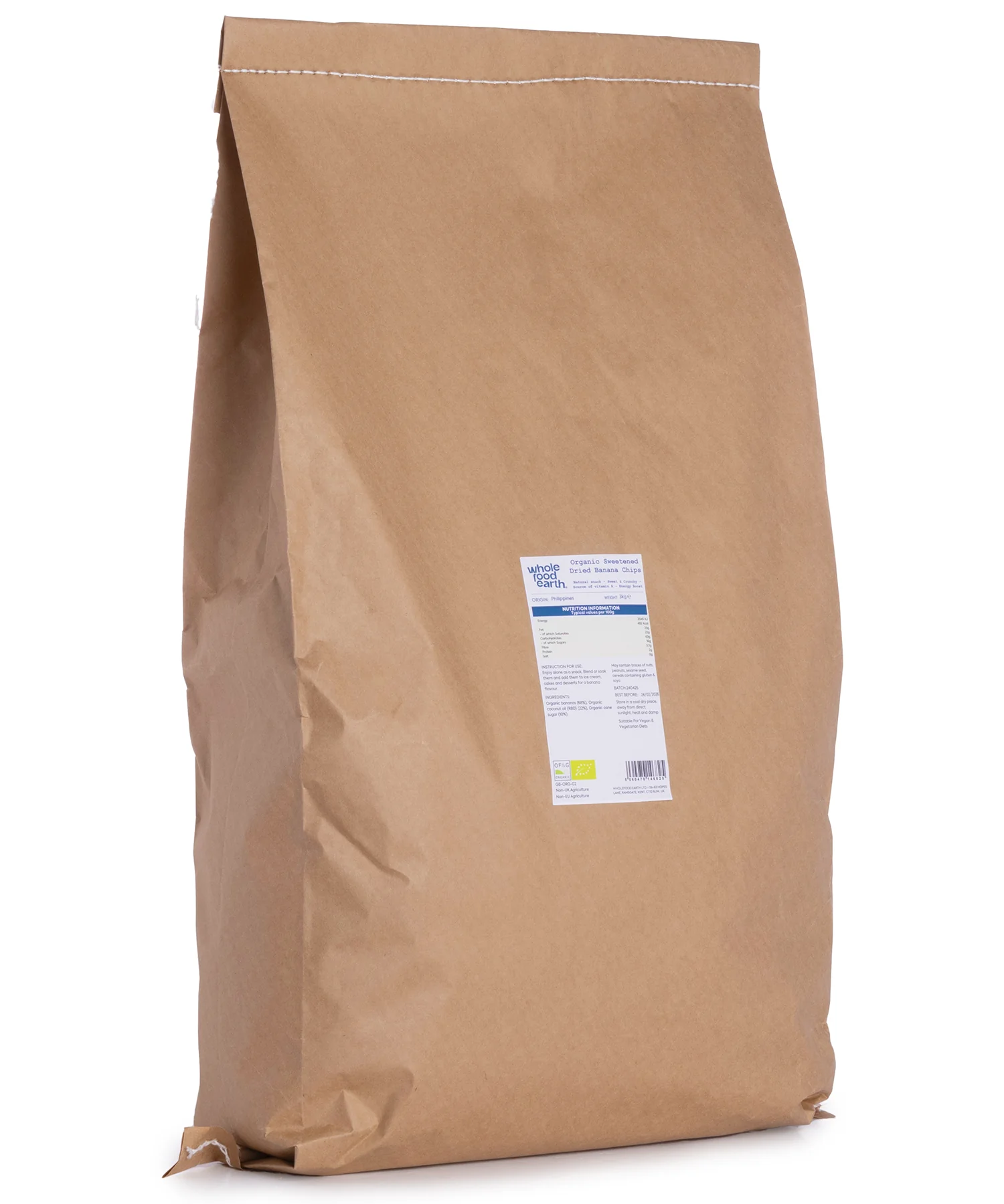 Organic Sweetened Dried Banana Chips - Image 8