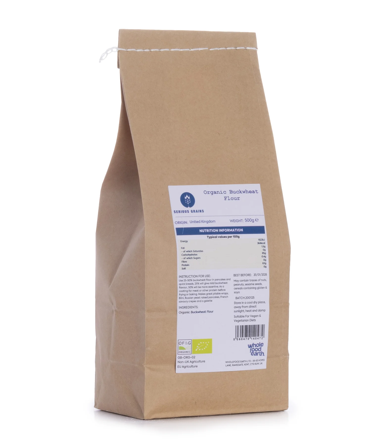Organic Buckwheat Flour - Serious Grains - Image 5