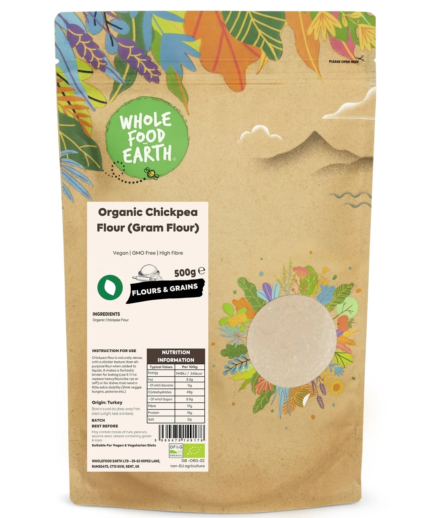 Organic Chickpea Flour (Gram Flour) - Image 5