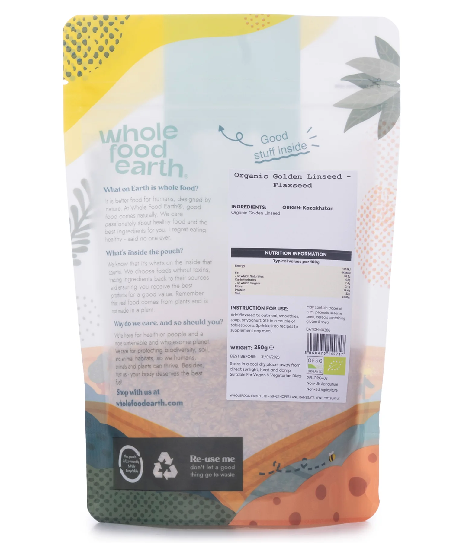 Organic Golden Linseed/Flaxseed - Image 4