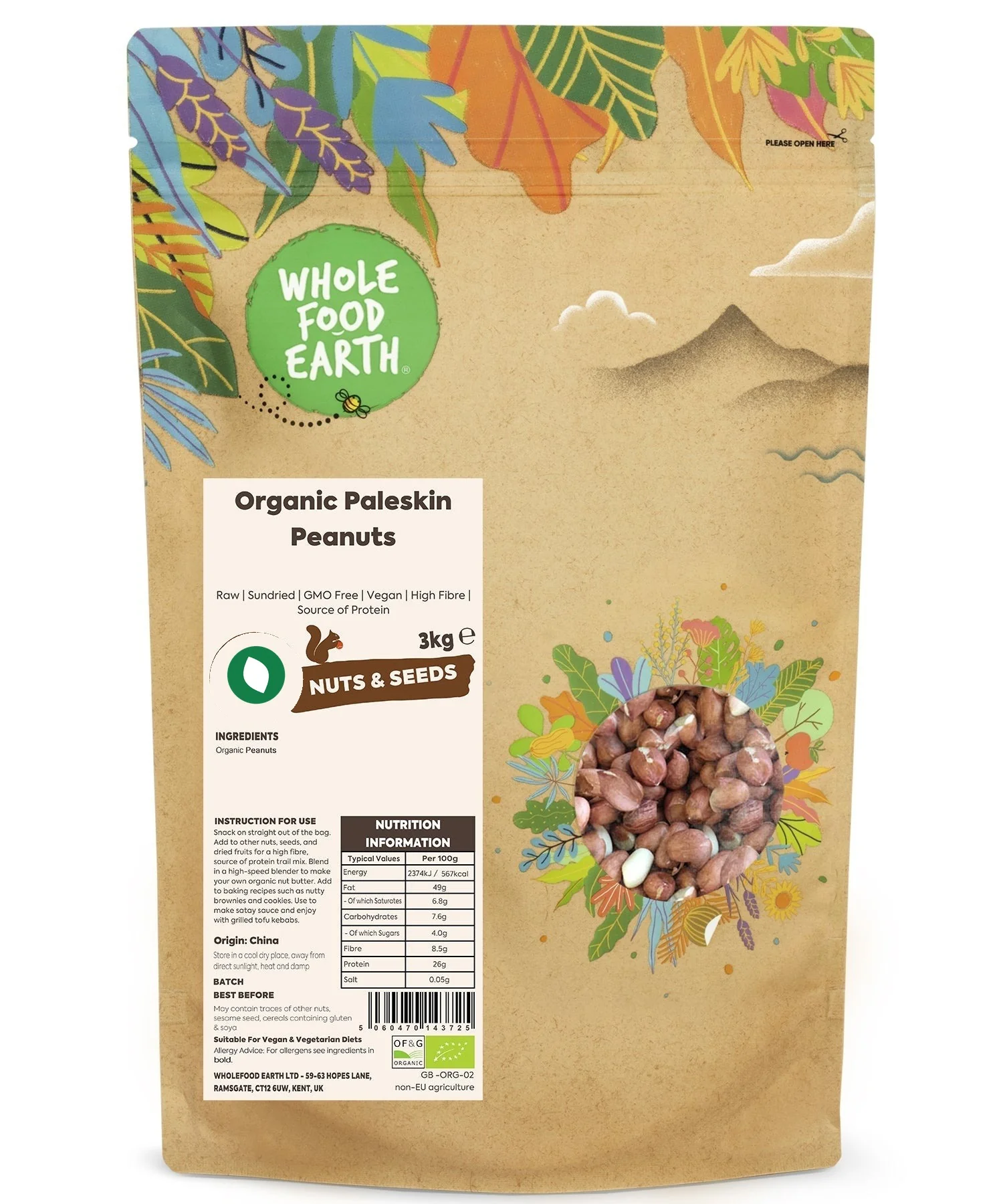 Organic Paleskin Peanuts - Image 10
