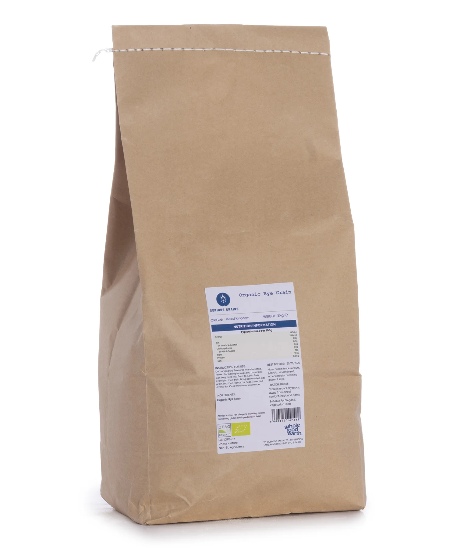 Organic Rye Grain - Serious Grains - Image 4