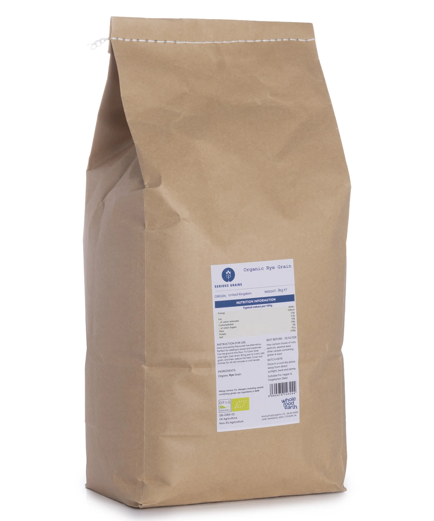 Organic Rye Grain - Serious Grains - Image 5