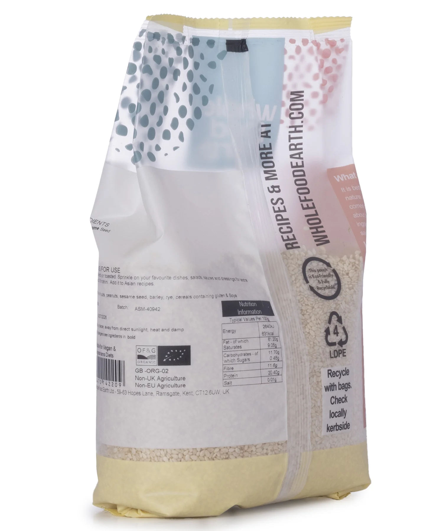 Organic Sesame Seeds Hulled - Image 4