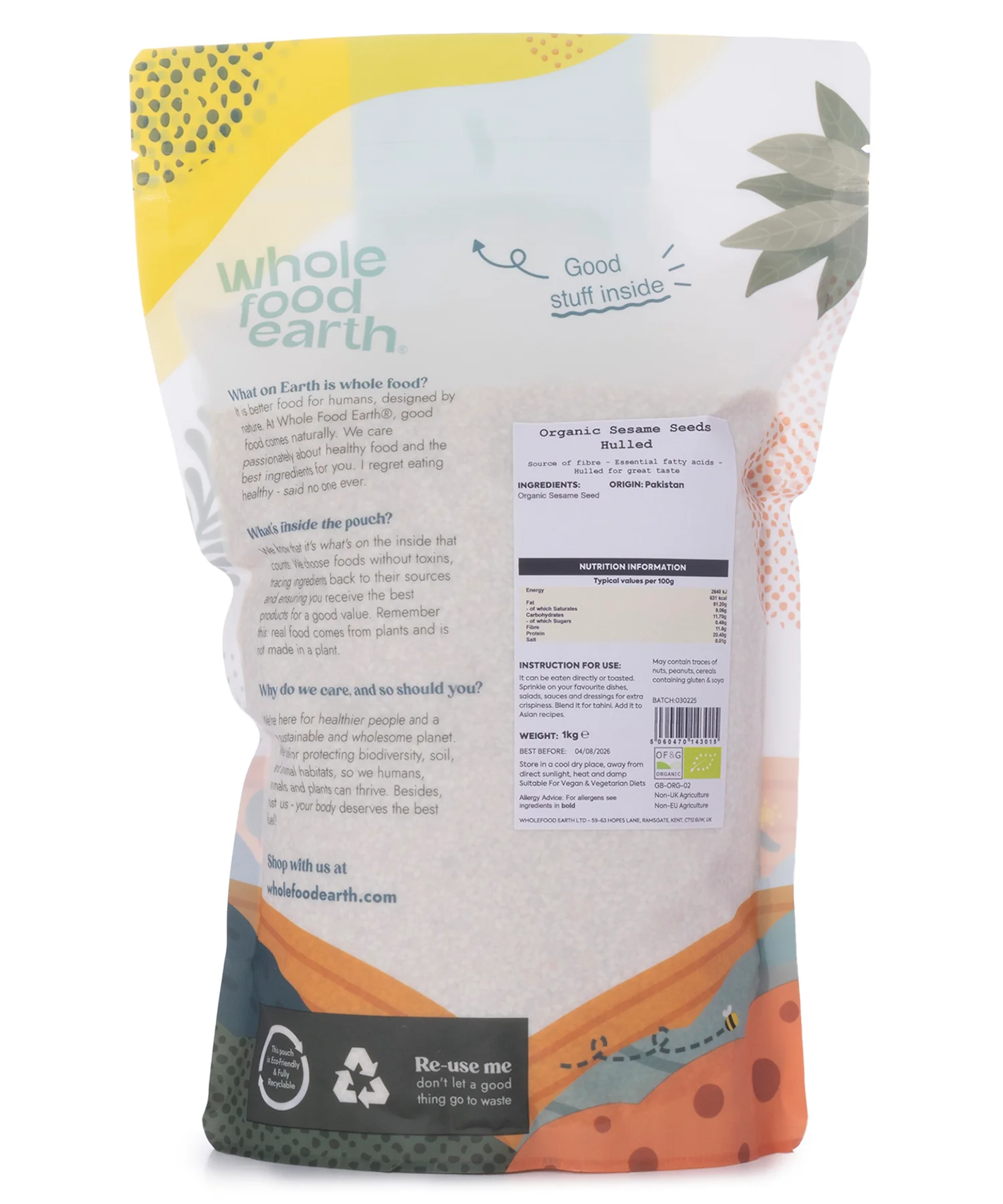 Organic Sesame Seeds Hulled - Image 6