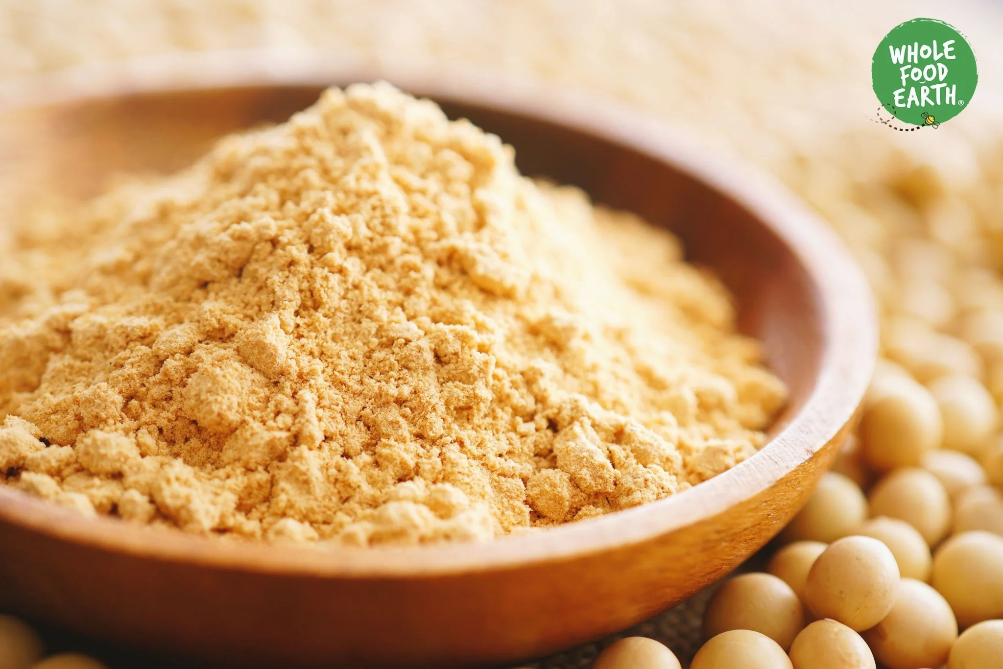 Organic Toasted Soya Flour - Image 3