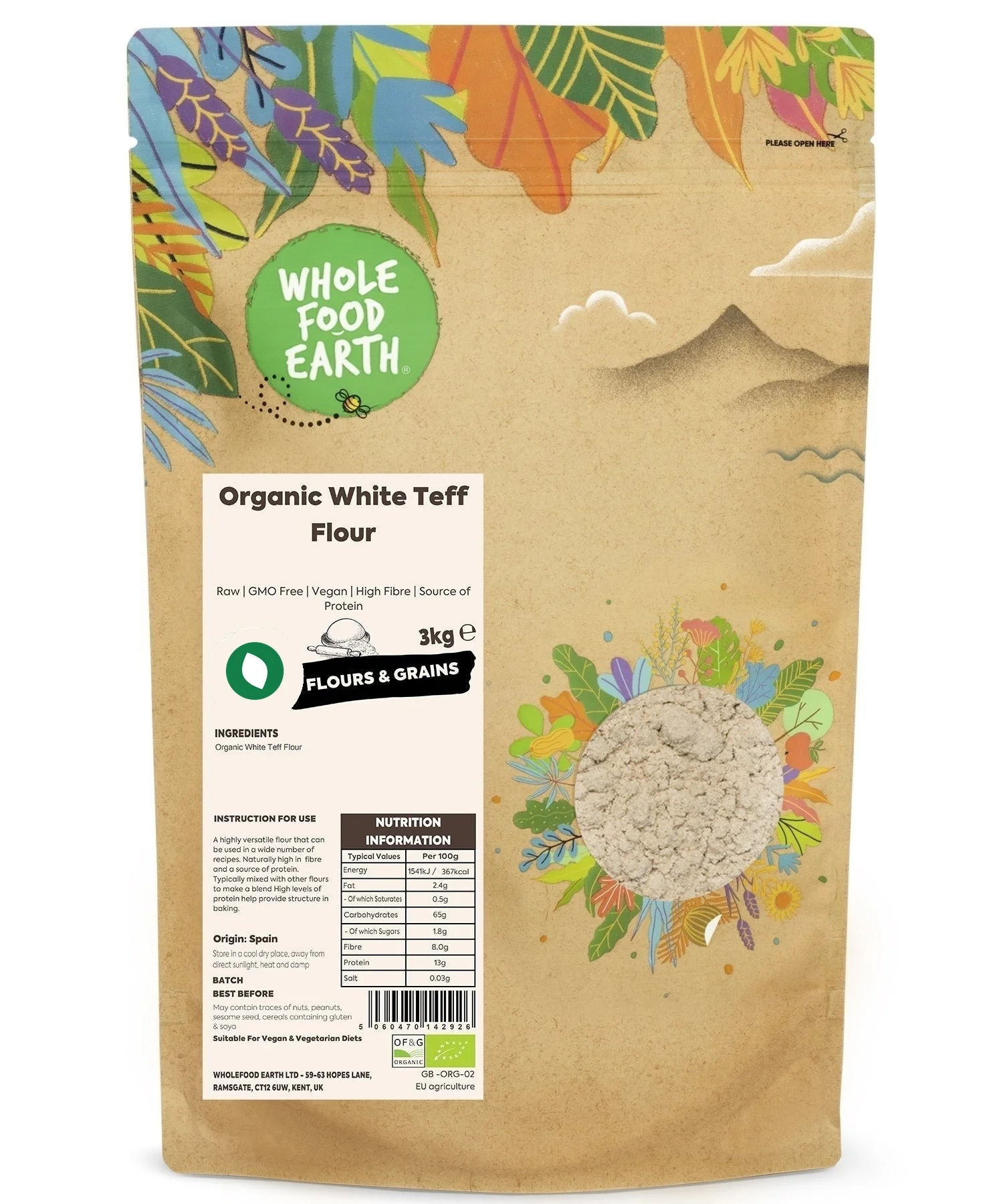 Organic White Teff Flour - Image 11
