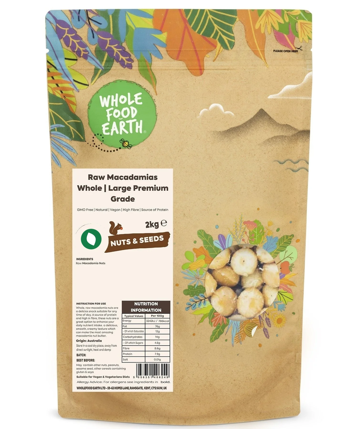 Raw Macadamias Whole | Large Premium Grade - Image 9