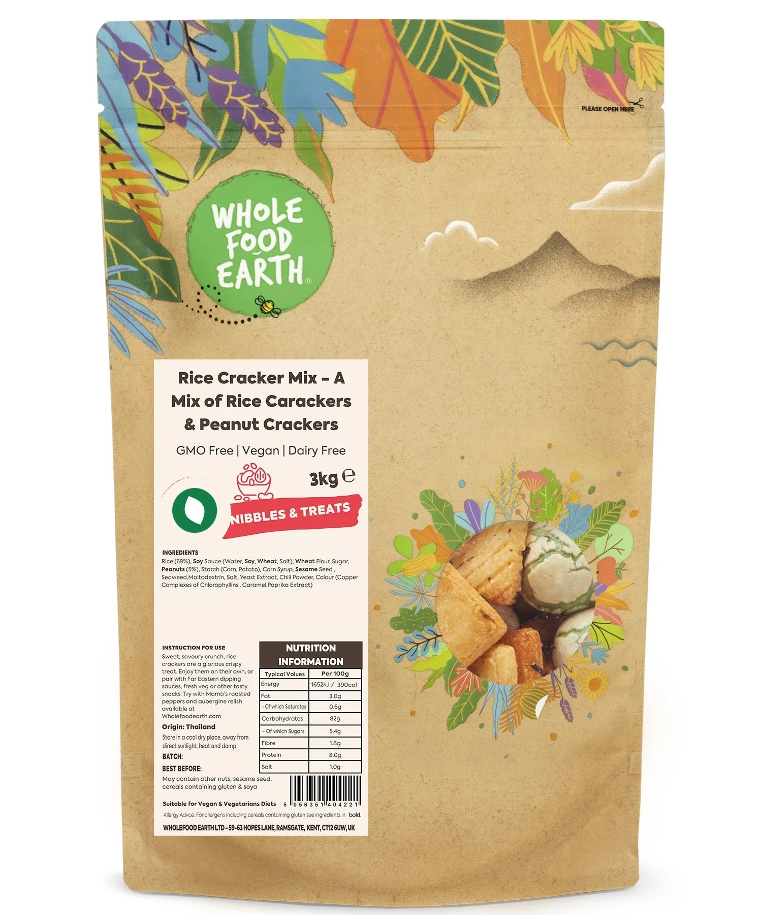 Rice Cracker Mix - A Mix of Rice Crackers & Peanut Crackers - Image 8