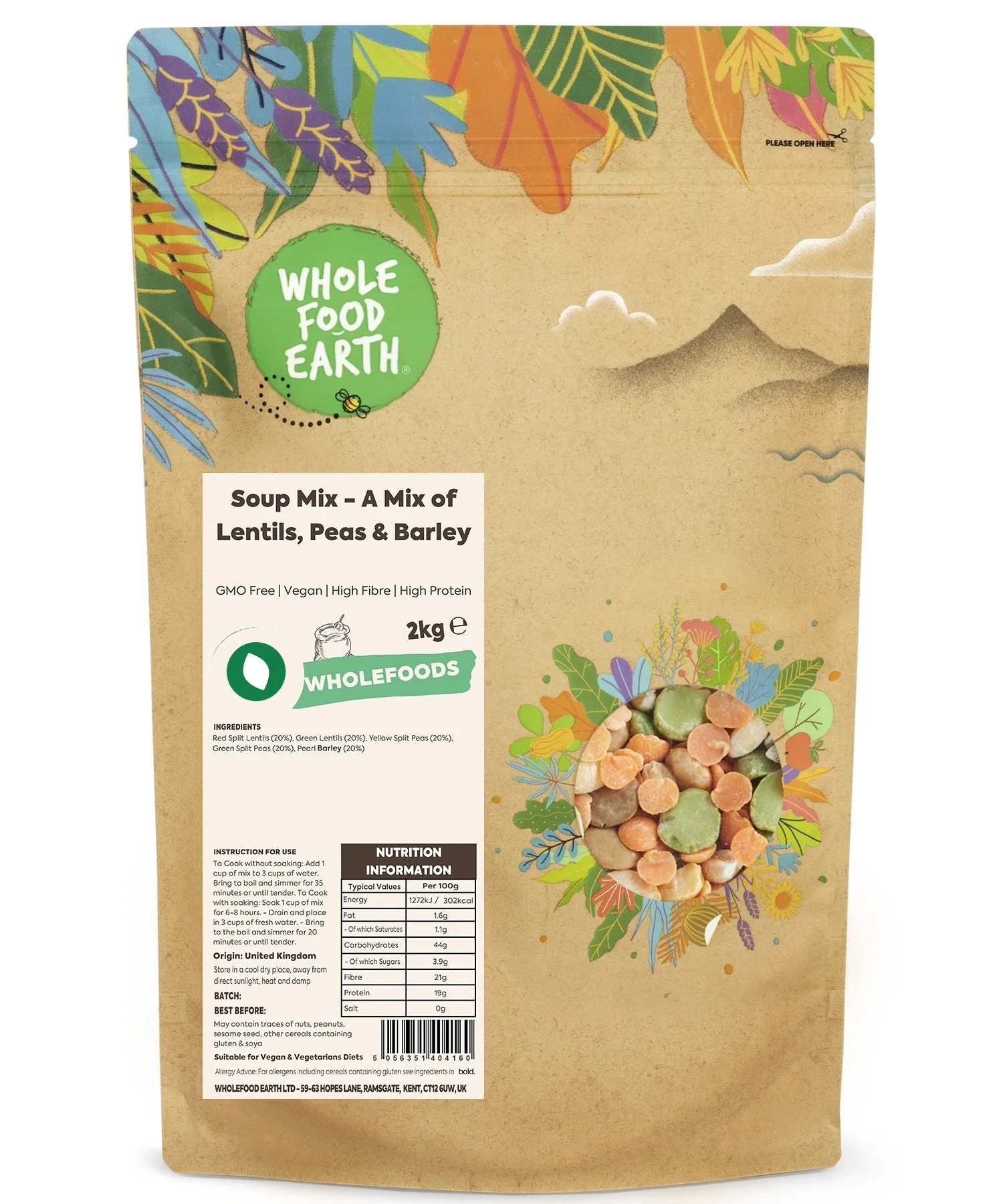 Soup Mix - A Mix of Lentils, Peas & Barley - Image 6