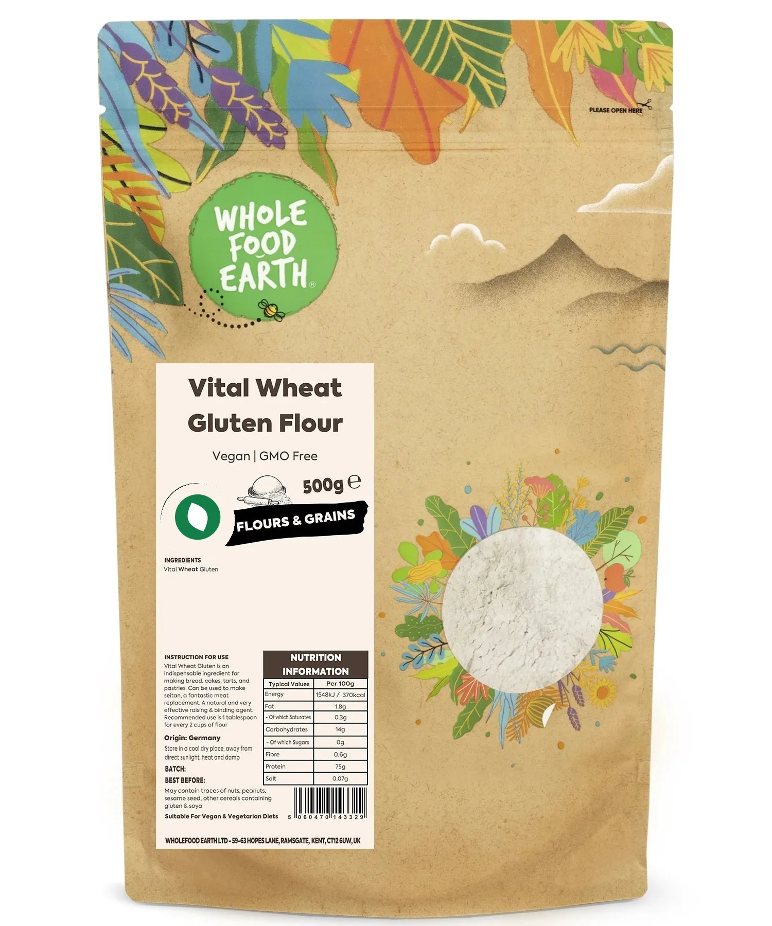 Vital Wheat Gluten Flour - Serious Grains - Image 12